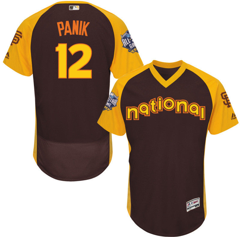 Joe Panik San Francisco Giants brown All-Star jersey