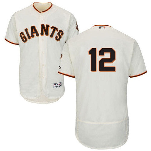 Joe Panik San Francisco Giants cream jersey