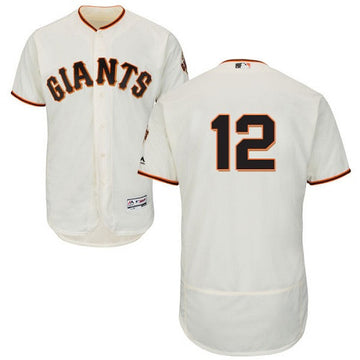 Joe Panik San Francisco Giants cream jersey