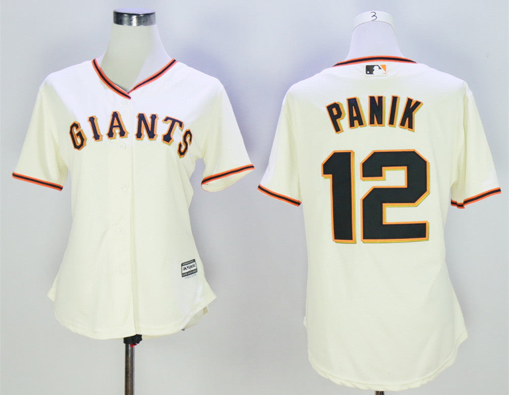 Joe Panik San Francisco Giants cream jersey