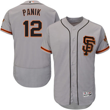 Joe Panik San Francisco Giants gray Road jersey