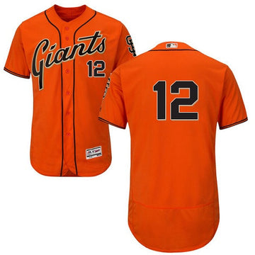 Joe Panik San Francisco Giants orange jersey
