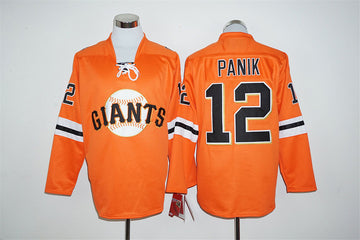 Joe Panik San Francisco Giants orange jersey