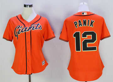 Joe Panik San Francisco Giants orange jersey