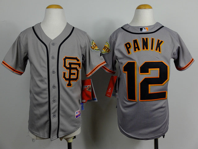 Panik San Francisco Giants grey Road jersey
