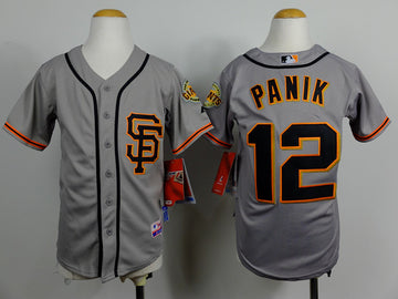 Panik San Francisco Giants grey Road jersey