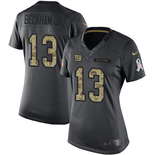 Odell Beckham Jr New York Giants black Salute To Service jersey