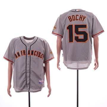 Bruce Bochy San Francisco Giants gray jersey