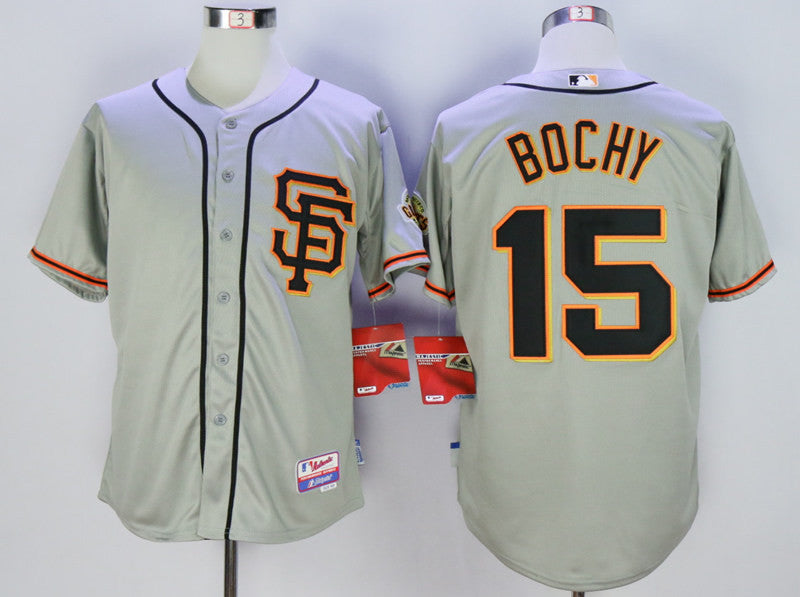 Bruce Bochy San Francisco Giants grey jersey