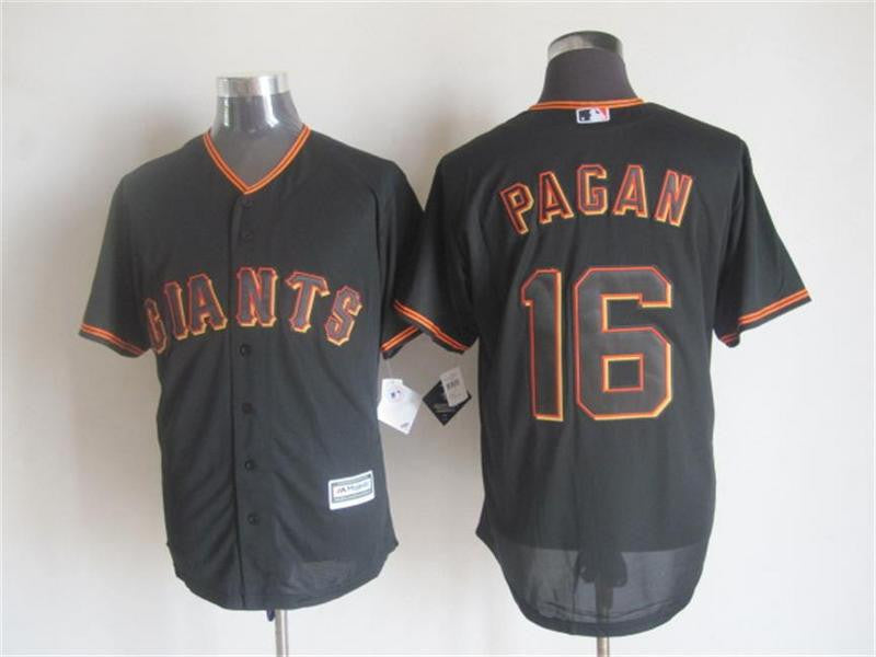 Angel Pagan San Francisco Giants black jersey