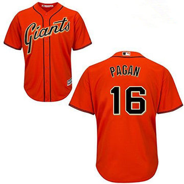 Angel Pagan San Francisco Giants orange jersey