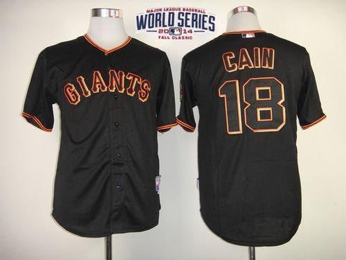 Cain San Francisco Giants black jersey
