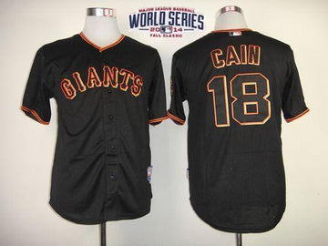 Cain San Francisco Giants black jersey