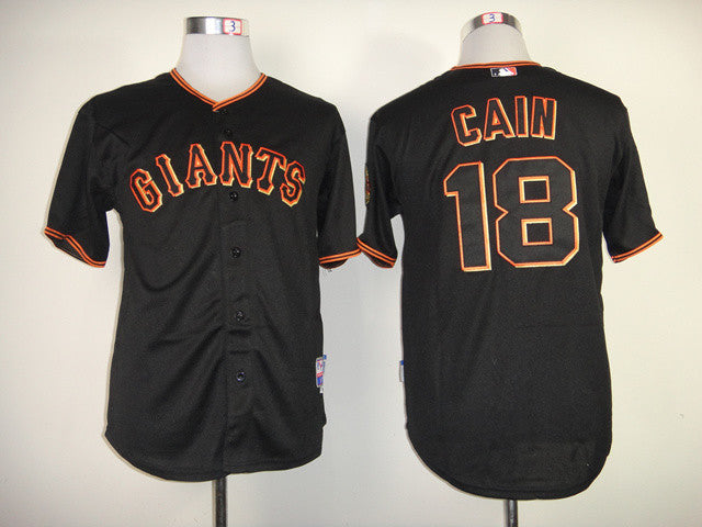 Cain San Francisco Giants black jersey