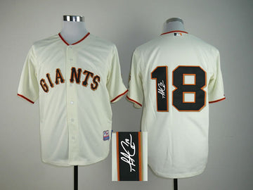 Cain San Francisco Giants cream jersey