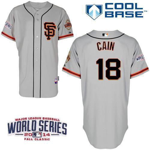 Cain San Francisco Giants grey Road jersey