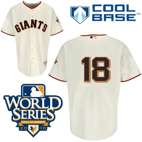 Cain Matt San Francisco Giants cream jersey