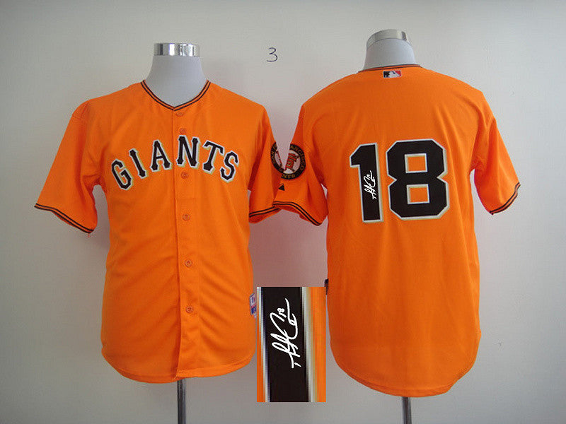 Cain San Francisco Giants orange jersey