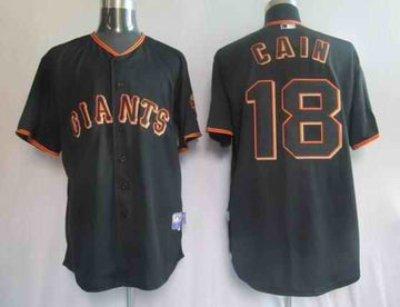 Matt Cain San Francisco Giants black jersey