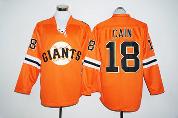 Matt Cain San Francisco Giants orange jersey