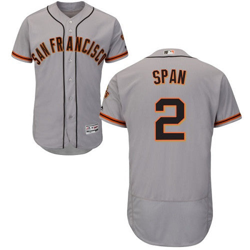 Denard Span San Francisco Giants gray jersey
