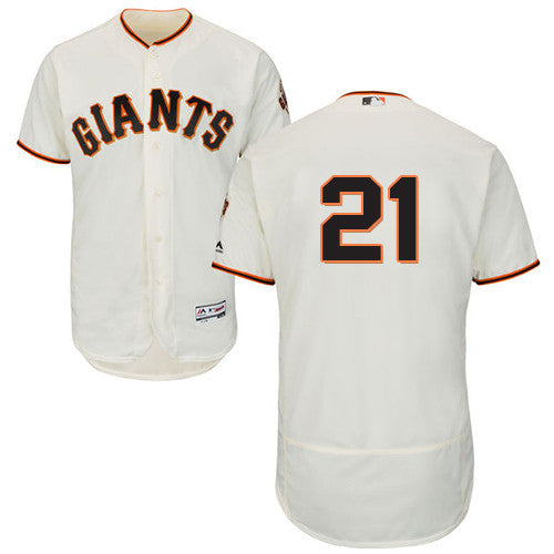 Deion Sanders San Francisco Giants cream jersey
