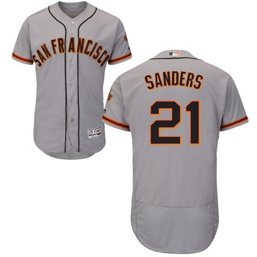 Deion Sanders San Francisco Giants gray jersey