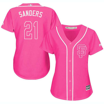 Deion Sanders San Francisco Giants pink jersey