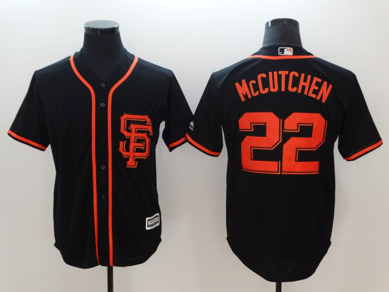 Andrew McCutchen San Francisco Giants black jersey