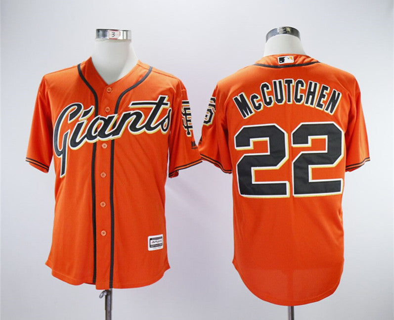 Andrew McCutchen San Francisco Giants orange jersey