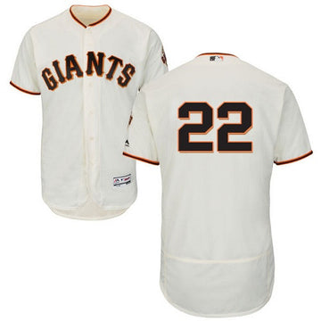 Will Clark San Francisco Giants cream jersey
