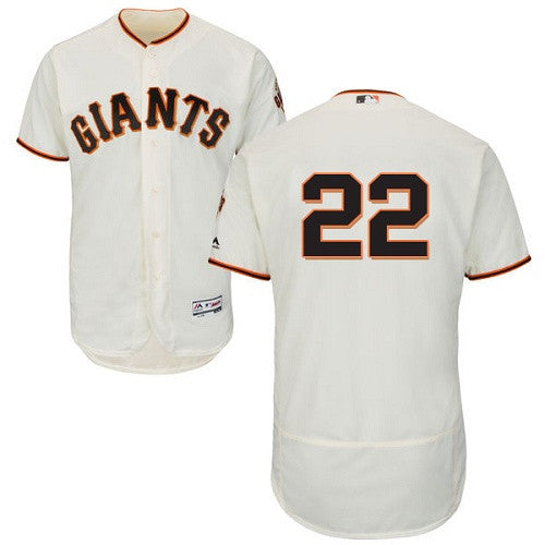 Will Clark San Francisco Giants cream jersey