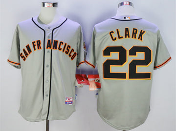 Will Clark San Francisco Giants grey jersey