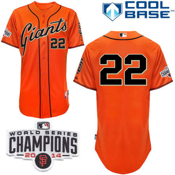 Will Clark San Francisco Giants orange Alternate jersey