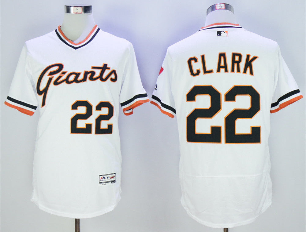 Will Clark San Francisco Giants white Throwback jersey