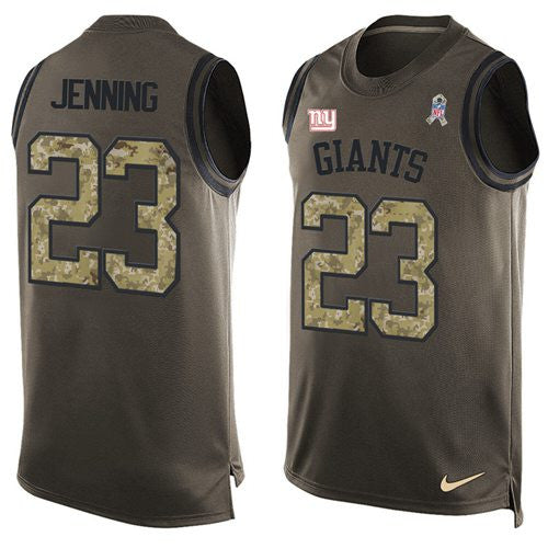 Rashad Jennings New York Giants green Salute To Service jersey