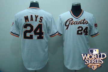 Willie Mays San Francisco Giants white jersey