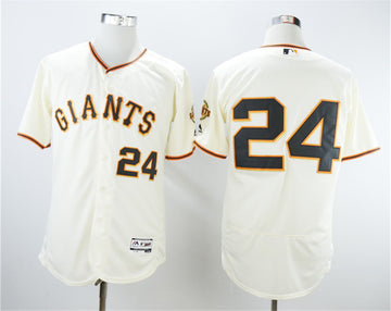 Willie Mays San Francisco Giants cream jersey