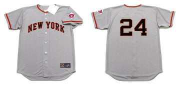 Willie Mays San Francisco Giants gray Throwback jersey