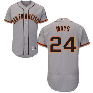 Willie Mays San Francisco Giants gray jersey