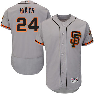 Willie Mays San Francisco Giants gray Road jersey