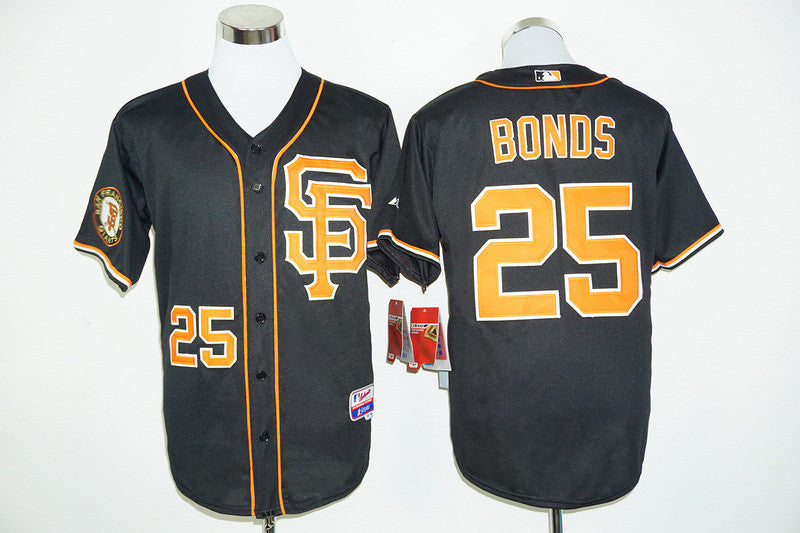 Barry Bonds San Francisco Giants black jersey