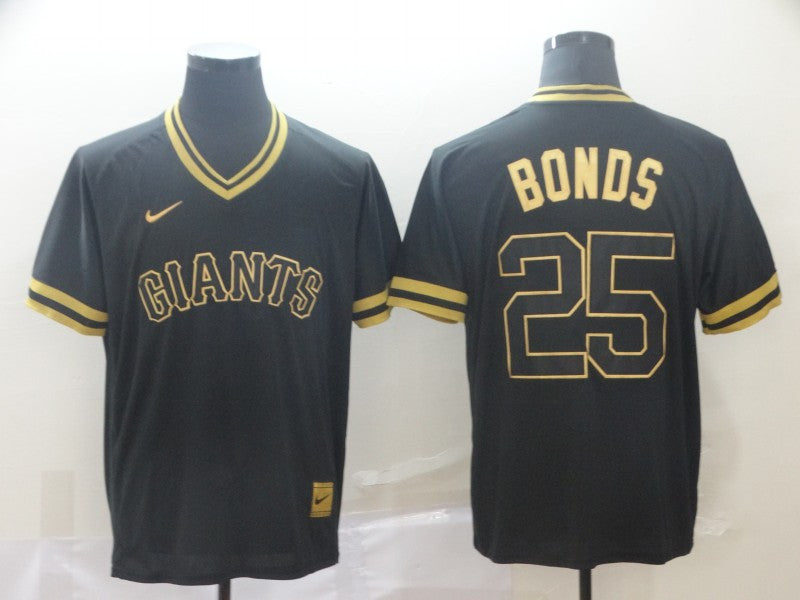 Barry Bonds San Francisco Giants black Legend jersey