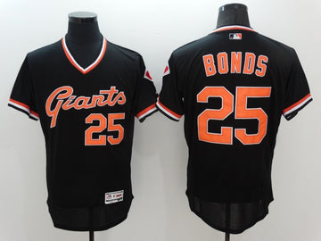 Barry Bonds San Francisco Giants black Throwback jersey
