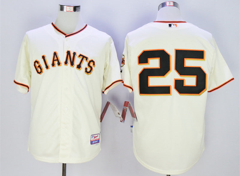 Barry Bonds San Francisco Giants cream jersey