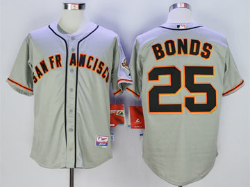 Barry Bonds San Francisco Giants grey jersey