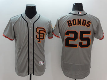 Barry Bonds San Francisco Giants grey jersey