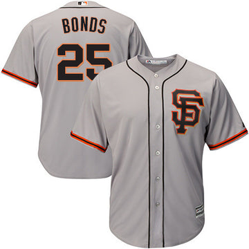 Barry Bonds San Francisco Giants grey jersey