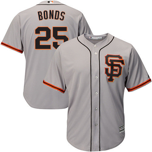 Barry Bonds San Francisco Giants grey jersey