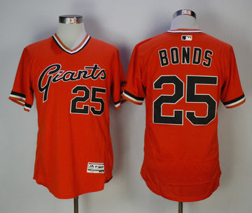 Barry Bonds San Francisco Giants orange jersey